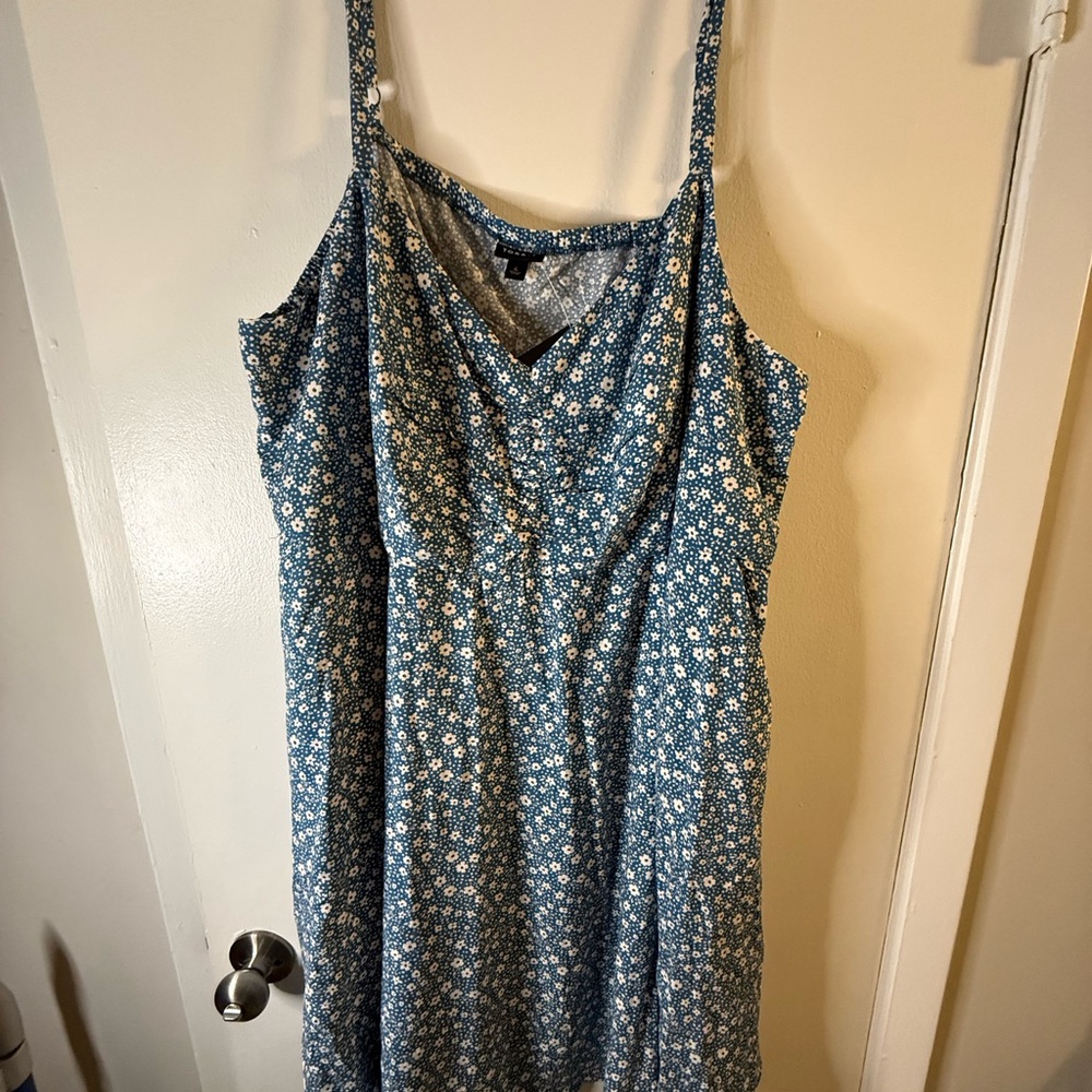 Floral Blue Dress